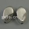 Perles en alliage de zinc , larme, Placage, plus de couleurs à choisir Environ 2mm, Environ Vendu par kg