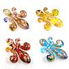 Moulding Lampwork Pendants, gold sand Approx 2mm 