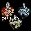 Lampwork Pendants, Heart, handmade Approx 3mm 