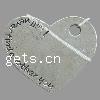 Zinc Alloy Heart Pendants, plated Approx 4mm 