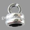 Zinc Alloy End Cap, Rondelle, plated Approx 4mm 