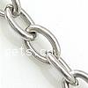 Stainless Steel Oval Chain, original color Approx 