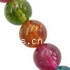 Perles d'imitation de Tourmaline, Cristal naturel, Rond, naturel, 10mm pouce, Vendu par brin