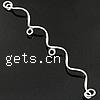 Sterling Silver Connector Bar, 925 Sterling Silver, plated Approx 1.5mm 