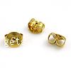 Brass Tension Ear Nut, plated Approx 0.7mm 