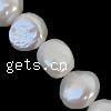 Baroque Cultured Freshwater Pearl Beads, natural, white, Grade AA, 12-13mm Approx 0.8mm .7 Inch 