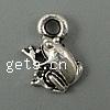 Pendentifs animaux en alliage de zinc, grenouille, Placage, plus de couleurs à choisir Environ 2mm, Vendu par PC