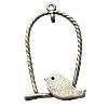 Zinc Alloy Animal Pendants, Bird, plated Approx 1.5mm 