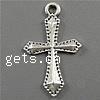 Zinc Alloy Cross Pendants, plated Approx 1mm 