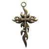 Zinc Alloy Cross Pendants, plated Approx 5mm, Approx 