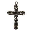 Zinc Alloy Cross Pendants, plated Approx 5mm 