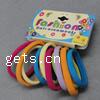 Elastisches Haar-Band, Terylen Band, gemischte Farben, 8x38mm, 10PCs/Tasche, verkauft von Tasche