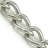 Stainless Steel Oval Chain, curb chain, original color Approx 