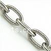 Stainless Steel Oval Chain, 304 Stainless Steel, textured, original color Approx 