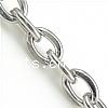 Stainless Steel Oval Chain, original color Approx 