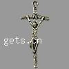 Zinc Alloy Cross Pendants, Crucifix Cross, plated Approx 1mm, Approx 