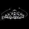 Bridal Tiaras, Brass, Crown, with rhinestone 