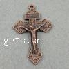 Zinc Alloy Cross Pendants, Crucifix Cross, plated Approx 2mm, Approx 