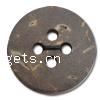 bouton de noix de coco de 4 trou, Plat rond Environ 1.5mm, Vendu par PC