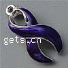 Zinc Alloy Bowkont Pendants, Ribbon, plated Approx 1mm 