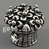 Zinc Alloy European Beads, Flower, plated nickel, lead & cadmium free Approx 5mm 