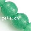 Perle en aventurine verte, Rond, naturel, 4.5mm pouce, Environ Vendu par brin