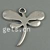 Zinc Alloy Animal Pendants, Dragonfly, plated nickel, lead & cadmium free Approx 3mm 