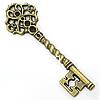 Zinc Alloy Key Pendants, plated Approx 4mm, Approx 