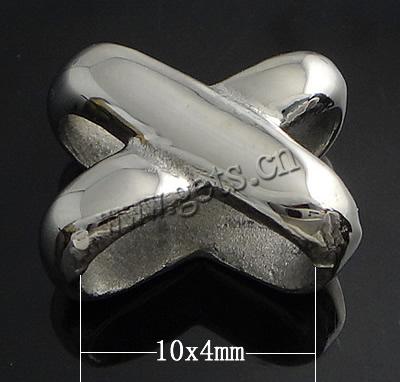 ステンレス　ジュエリー　ファインディング, 304ステンレススチール, ツイスト, カスタマイズ, オリジナルカラー, 14.5x12x7mm, 穴:約 10x4mm, 売り手 パソコン