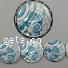 Fancy Printing Shell Beads, Freshwater Shell, Coin Approx 1mm Approx 15 Inch 