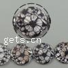 Fancy Printing Shell Beads, Freshwater Shell, Coin Approx 1mm Approx 15 Inch 