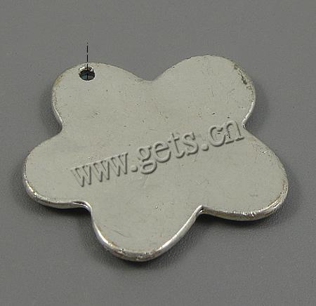 Zinc Alloy Enamel Pendants, Flower, word believe in love, plated, 5 petal & with letter pattern, more colors for choice, 35x33x3mm, Hole:Approx 2mm, Sold By PC