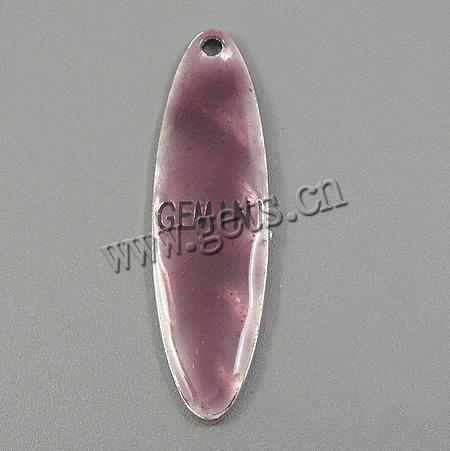 Zinc Alloy Enamel Pendants, plated, more colors for choice, 12x42x2.5mm, Hole:Approx 2mm, Sold By PC