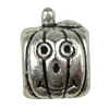 Halloween Schmuck Bead, Zinklegierung, Kürbis, plattiert, ohne troll, keine, 7x10x9mm, Bohrung:ca. 4.5mm, ca. 769PCs/kg, verkauft von kg