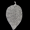 Pendentifs feuilles en alliage de zinc , Placage, plus de couleurs à choisir, protéger l'environnement, sans nickel, plomb et cadmium Environ 2mm, Vendu par PC