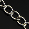 Stainless Steel Oval Chain, 304 Stainless Steel, twist oval chain, original color Approx 