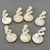 Pendentifs coquille en blanche, coquille blanche, calebasse, Vendu par PC