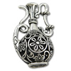 Zinc Alloy Hollow Pendants, Vase, plated nickel, lead & cadmium free Approx 