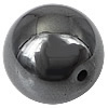 Perles hématite non-magnétique, hématite non magnétique, Rond, lisse, noire, grade A Environ 1.5mm Environ 16 pouce, Environ Vendu par brin