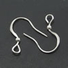 Sterling Silver Hook Earwire, 925 Sterling Silver, plated Approx 2.5mm 