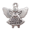 Character Shaped Zinc Alloy Pendants, Angel cadmium free Approx 2mm, Approx 