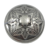 Bouton de tige en alliage zinc, alliage de zinc, pièce de monnaie, Plaquage normal, protéger l'environnement, sans nickel, plomb et cadmium Environ 2mm, Vendu par PC