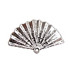 Zinc Alloy Tool Pendants, Fan, plated Approx 1.5mm, Approx 