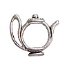 Zinc Alloy Tool Pendants, Teapot, plated Approx 