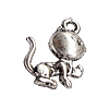 Zinc Alloy Animal Pendants, Cat, plated nickel, lead & cadmium free Approx 1.5mm, Approx 