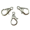 Zinc Alloy Lobster Clasp, nickel plated, cadmium free, Grade A, 12mm 