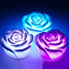 LED Colorful Night Lamp, Plastic, Flower 