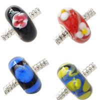 Silver Plated Single Core Lampwork European