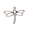 Zinc Alloy Animal Pendants, Dragonfly, plated nickel, lead & cadmium free Approx 1.5mm, Approx 