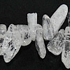 Cristal clair naturel, quartz clair, pepite, craquelure, grade A Environ 2mm Environ 15.5 pouce, Vendu par brin